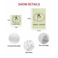 thumbnail image 7 of Happy Easter Kitchen Dish Towels for Drying Dishes Set of 2, Grass Green Spring Bunny Eucalyptus Leaves Waffle Weave Microfiber Hand Tea Bathroom Towels Quick Dry & Absorbent Towel 15.7x23.6, 7 of 7