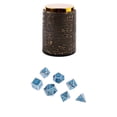 thumbnail image 1 of Dados poliédricos de metal 7X para D20 D12 D10 D8 y taza de dados #C, 1 of 9