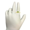 thumbnail image 5 of AoneJewelry Oval Shape Peridot and Diamond Ring In 10K Solid Rose, White & Yellow Gold, 5 of 5