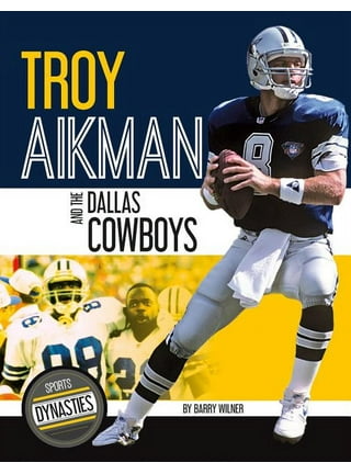 Men's Mitchell & Ness Troy Aikman White/Navy Dallas Cowboys 1994 Authentic Retired Player Jersey