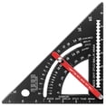thumbnail image 6 of Carpentry Triangle Ruler Rafter Framing Square Woodworking Measurement Tool Layout Tool Adjustable Combination Square, 6 of 9