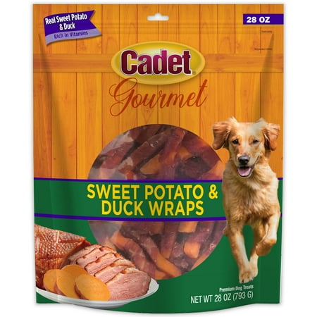 UPC: 0768303072048 | Cadet Gourmet Sweet Potato & Duck Wrapped Dog Treats Wraps Duck & Sweet Potato 28 oz. (1 Count)