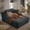 Dark Gray, variant on Oversized Chaise Lounge Chair, Corduroy Upholstered Modern Sleeper Sofa Couch with High Density Foam Cushion, No Assembly Required Lounge Sofa for Living Room, Bedroom & Office, White