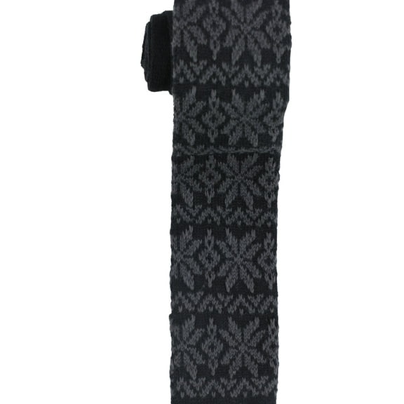 bar III Mens Kerst Fair Self-tied Necktie, Black, One Size