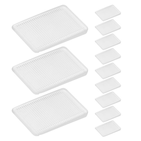 QIFULL Toilet Shims For Leveling Furniture Leveling Wedge PVC Height Adjustment Office Users 8pcs