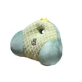 thumbnail image 1 of Green Office Lumbar Support Cushion Cartoon Design Chair Back Pillow For Long Period Sitting 18.9X13.78 Inch, 1 of 7