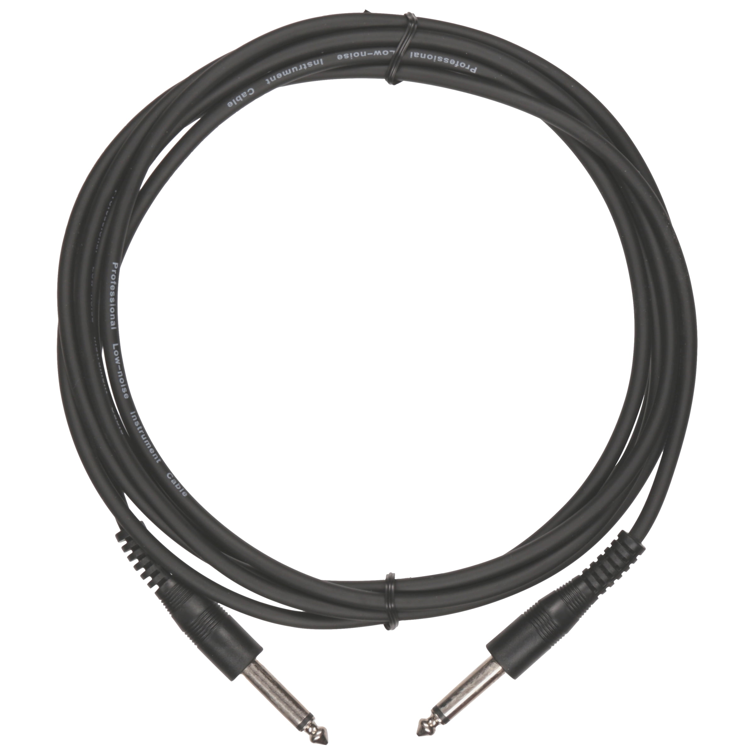 CC-PSCBLSS-10BlK ChromaCast Black 10-Feet Pro Series Instrument Cable Straight 