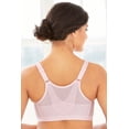 thumbnail image 2 of Glamorise Womens Magic Lift Front-Close Wirefree Posture Bra, 54DD, Pale Pink, 2 of 4