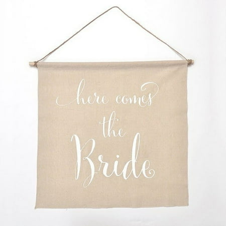 Gartner Studios 16705 Here Comes the Brides Linen Banner