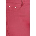 thumbnail image 4 of Women's Plus Size Stretch Casual Basic Pockets Button Solid Leggings Denim Jeans Pants, 4 of 4