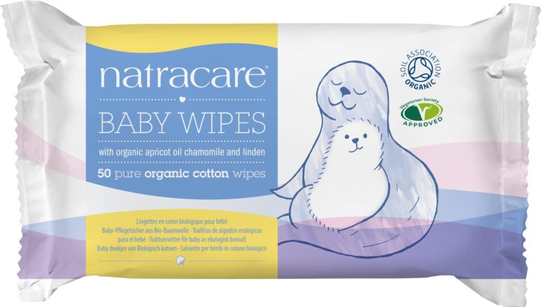 Wipe Organic Cotton Baby 50 Ct Made Of Good Quality Ingredient By Natracare Walmart Com