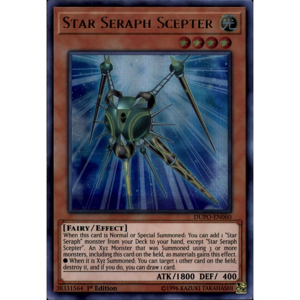 Yugioh Duel Power Star Seraph Scepter Dupo En060 Walmart Com Walmart Com