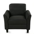 thumbnail image 6 of Hassch Single Sofa Fabric Armchair for Living Room Home Relax, Black (Not Included the Pillow), 6 of 10