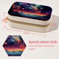 thumbnail image 5 of Galactic Space Velvet Portable Storage Box with Removable Compartment – Jewelry Display, Earring Holder, Necklace Holder – Great Gift, 5 of 7