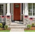 thumbnail image 5 of Stars and Stripes Bunting Decoration, Red/White/Blue, 18" x 9", Patriotic by Way To Celebrate, 5 of 5