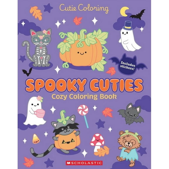 Cutie Coloring Spooky Cuties (Color & Chill), (Paperback)