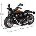 thumbnail image 5 of Modelo de moto Diecast a escala 1:14 para niños mayores de 3 años MT Red, 5 of 5