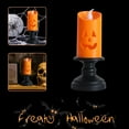 thumbnail image 6 of KARLSITEK Halloween Candle Light Led Candlestick Table Top Decoration Pumpkin Party Happy Halloween Party Decor For Home,1PCS, 6 of 15