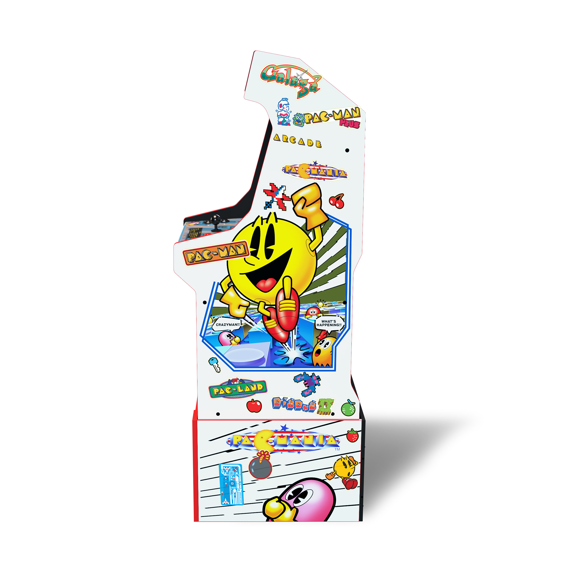 Arcade1UP - 14 Games in 1, PAC-MAN Customizable Video Game Arcade Featuring PAC-MANIA and includes 100 Bonus Stickers - image 3 of 17