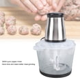 thumbnail image 3 of Food Processor, 300W 3L Electric Meat Grinder, Electric Food Chopper  Meat Blender   Chopper  Commercial Food Processor  Meat Chopper for Kitchen Garlic Fruits, 3 of 7