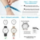 thumbnail image 5 of Paquete de 3 correas de reloj de nailon de repuesto con gancho transpirable compatibles con Samsung Watch, elásticos deportivos trenzados ajustables Adepaton 222894-3, 5 of 9