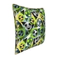 thumbnail image 2 of KLL Football Doodle Decorative Throw Pillow Covers Velvet Soft for Couch Sofa Bedroom Living Room Outdoor - 20"x20", 2 of 8