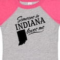 thumbnail image 4 of Inktastic Someone in Indiana Loves Me Boys or Girls Baby Bodysuit, 4 of 5