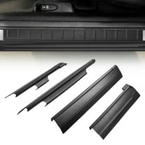 VEVOR Rocker Panel Guard, 4-Piece Set, Compatible with 1999-2006 Chevrolet Silverado Extended Cab, Replacement for 14089 Trail Armor Side Skirts Extension Body Kit, Driver Side, 3M Adhesive, Black