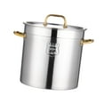 thumbnail image 4 of veasfak Cook Pot Easy to Clean with Lid Soup Bucket for Restaurant Commercial Buffet 30cmx30cm, 4 of 9