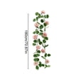 thumbnail image 3 of Multi-layered Peony And Begonia Leaf Vines And Silk Flower Garland Wall Hanging Ceiling Concealment And Decorative Vines, 3 of 6