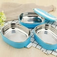 thumbnail image 3 of Lindbes Thermal Lunch Box  Stackable Metal Stainless Steel Hot Food Bento Boxes for Adults  Lunch Container, 3 of 6