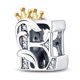 thumbnail image 1 of 100 % 925 Encanto De Plata Esterlina pandora 26 Letras Con Barbas Corona Letra Colgante Adecuado Para Pulsera diy Moda Joyería Regalo Gao Jiahui unisex, 1 of 2