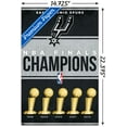 thumbnail image 3 of NBA San Antonio Spurs - Champions 23 Wall Poster, 14.725" x 22.375", 3 of 5