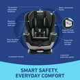 thumbnail image 4 of Graco Extend2Fit Convertible Car Seat, Gotham, Black, 4 of 7