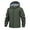 Army Green, variant on Men's Softshell Jacket Casual Hooded Jacket Outdoor Coat