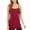Burgundy, variant on SAYFUT Women's Cami Tank Top Tops Long Layering Casual Basic Camisole Plain Plus S -3XL