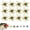 Gold, variant on 12/24 PCS Sea Urchin Bait for Bass Fishing, Soft Plastic Fishing Lures, Realistic Urchin Fishing Lure with Reflective Star Design, Fishing Bait for Bass, Perch, Pike & Saltwater Fishing
