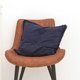 thumbnail image 1 of Nvzi Funda de almohada de algodón lavado de color sólido de 3 piezas, funda de almohada simple de color puro, con cualquier cama es brillante 19,69 x 19,69 pulgadas (azul), 1 of 5