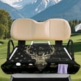 thumbnail image 3 of XYZCANDO Camouflage Deer Golf Cart Seat Cover | 4 Storage Pockets Non-Slip Washable Towel Cover for 2-Seat Golf Carts, 3 of 8