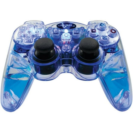 DREAMGEAR DGPN-471 PlayStation(R)2 Lava Glow Wired Controller in Gift Box (Blue)