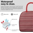 thumbnail image 3 of Womens Red Christmas Folk Pattern Lunch Box for Work,Insulated Lunch Bag for Women,Loncheras Para Mujer,Leakproof Adult Lunch Bag for Work,Beach,Travel,Picnic,Camping, 3 of 7