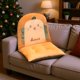 thumbnail image 4 of Cojín de asiento con expresión adorable, respaldo acolchado, cojín de poliéster, 4 of 6