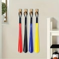 thumbnail image 4 of Extra Long Flexible Plastic Shoe Horns Do Not Require Bending Durable Shoe Spoons for Pregnant Women Wearing Assistants, 4 of 7