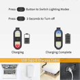 thumbnail image 5 of Clip-on flashlight, running light for runners, rechargeable safety light for night walking, hands-free light, portable LED work light, flashing warnin, 5 of 5