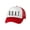 White/Red, variant on G.O.A.T (Greatest Of All Time) Truckers Mesh snapback hat