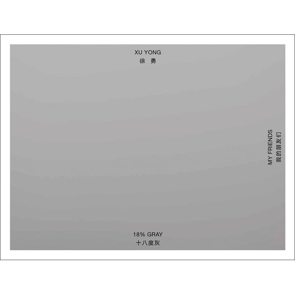 Xu Yong: 18% Gray / My Friends, (Hardcover)