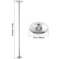 thumbnail image 3 of KFFKFF Spinning and Static Dance Pole Kit, Detachable and Adjustable Height, 45mm Durable Stainless Steel, Ideal for Fitness and Exercise in Home or Gym, Silver, 3 of 9