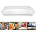 thumbnail image 4 of MasteelfCA Bacon Coking Tray Microwave Baking Dish Microwave Bakeware Food Serving Tray for Home, 4 of 8