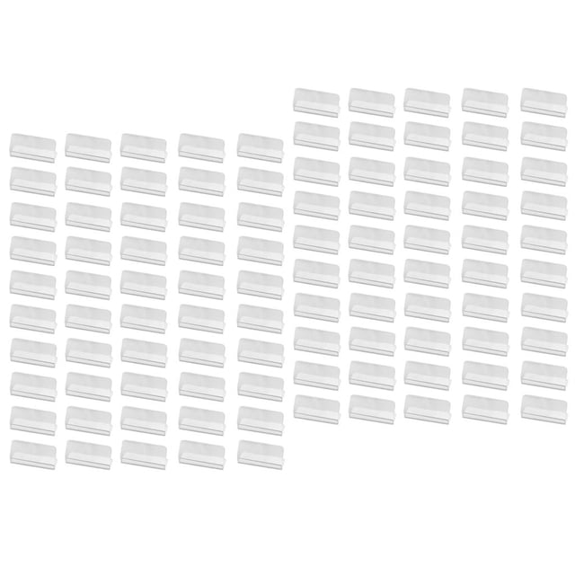 100 piezas Adaptador de tarjeta para pendientes Adaptador de autoadhesivo Colgador de de plástico para exhibición de tarjetas de collar Cola Tarjetas de exhibición de aretes