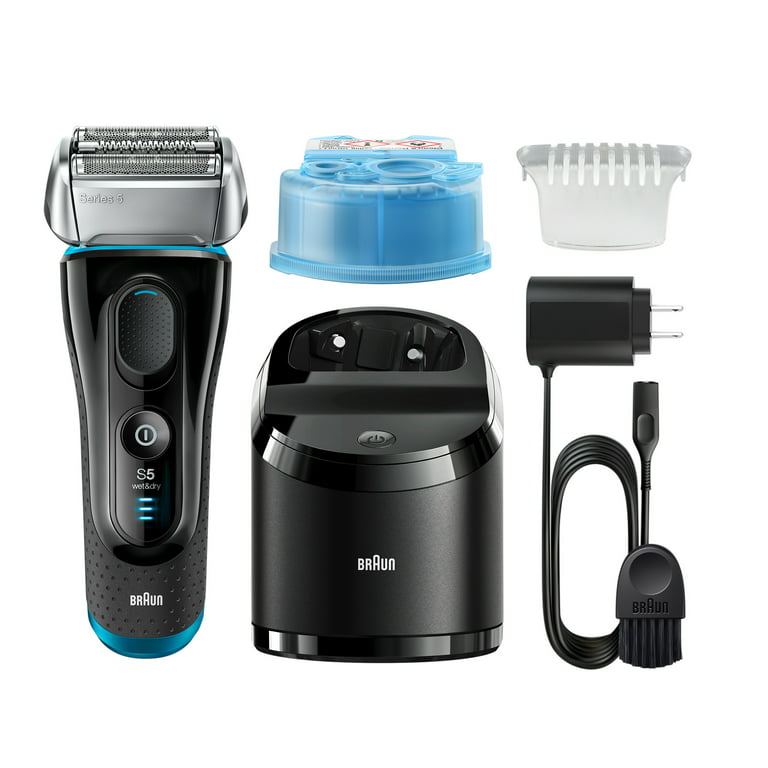 Braun Series 5 5090cc Flex MotionTec Shaver With Clean And Charge Station -  Black for sale online